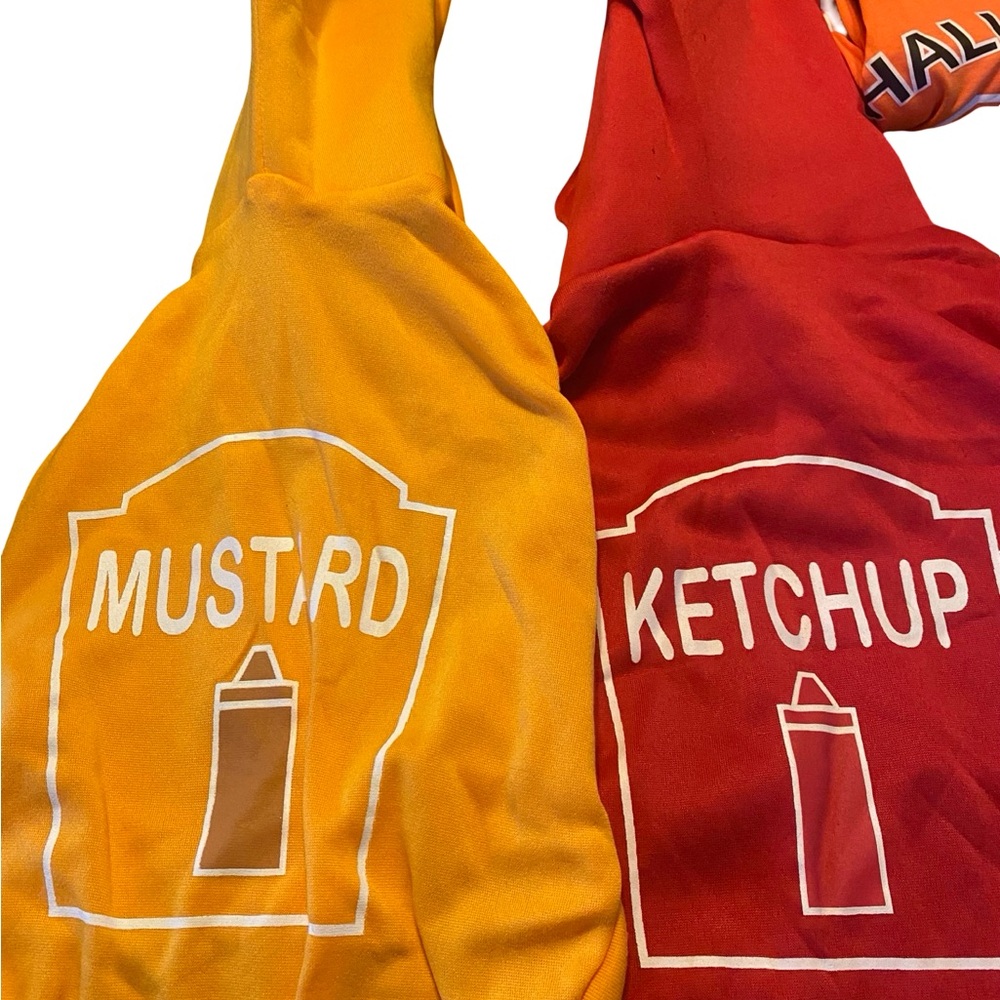 Mustard and Ketchup Dog Costume Set